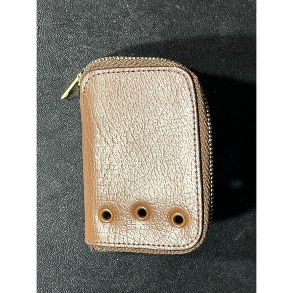 Vintage Genuine Leather Key Holder Zippered Pouch - Picture 3 of 6
